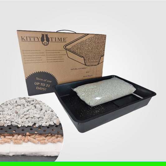 Kitty Time • Replaceable cat toilet • Standard size